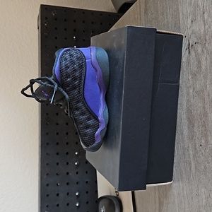 Jordan Kids Shoes - Black and Purple